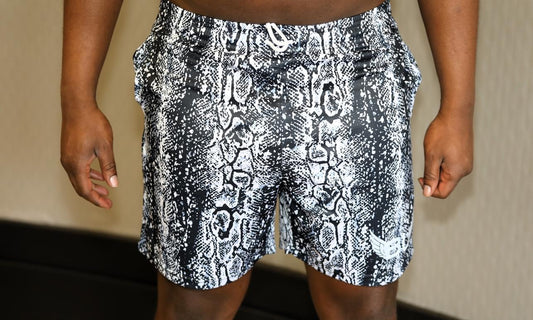 Bu snake skin shorts