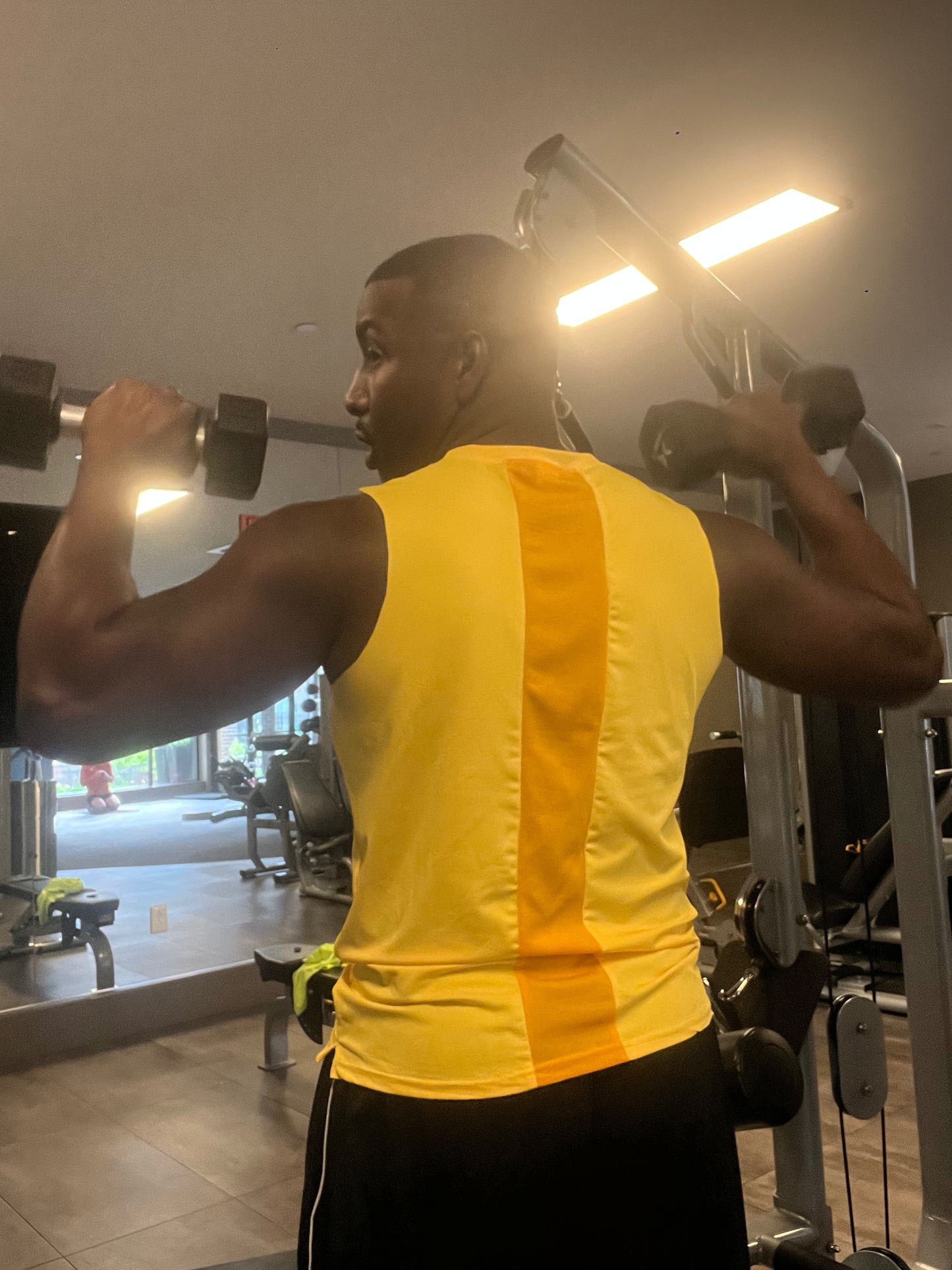 Men fitness workout sleeves top