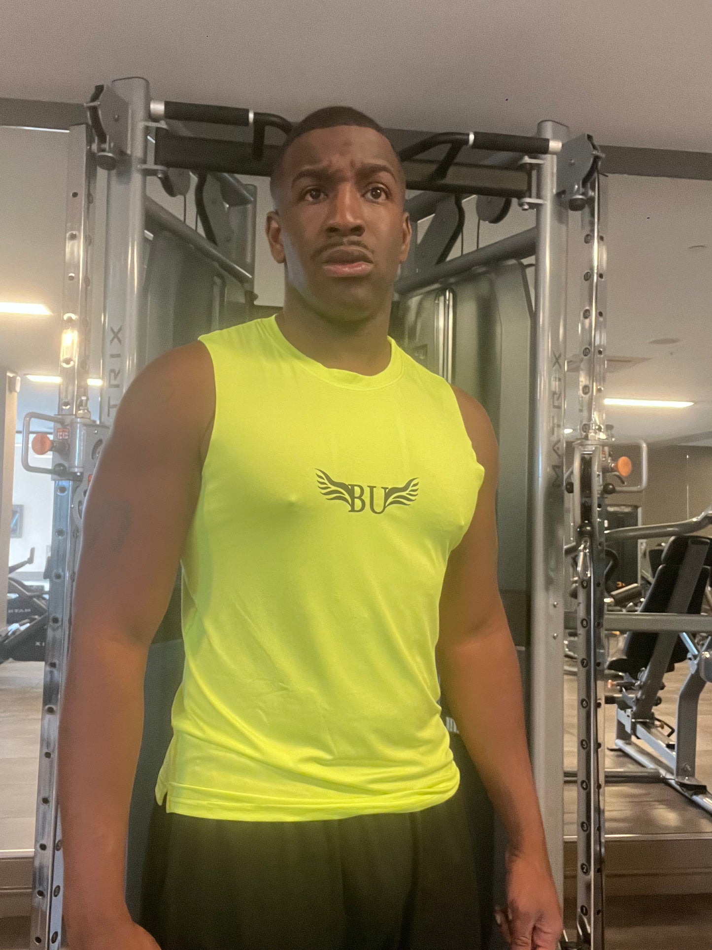 Men fitness workout sleeves top