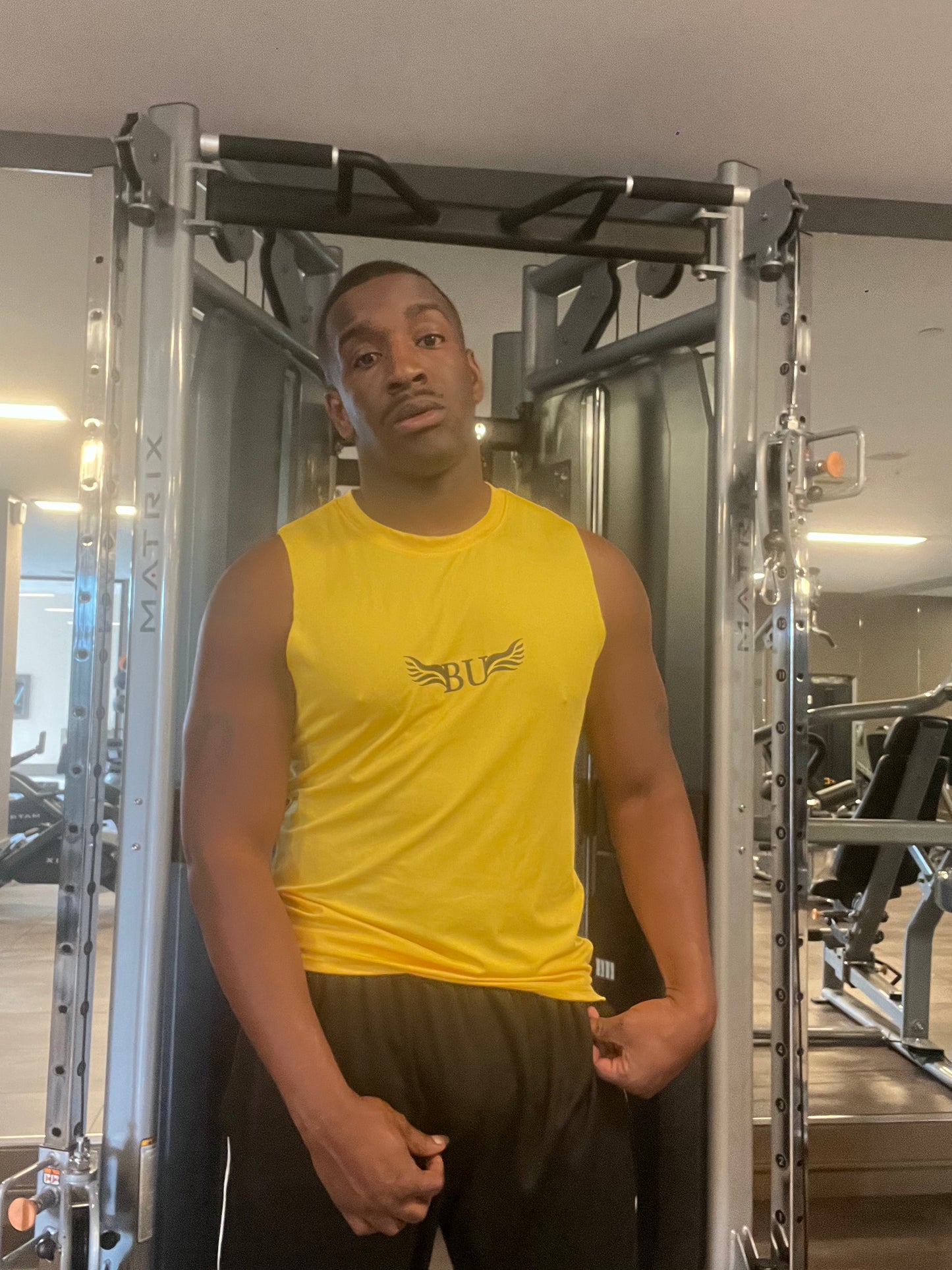 Men fitness workout sleeves top