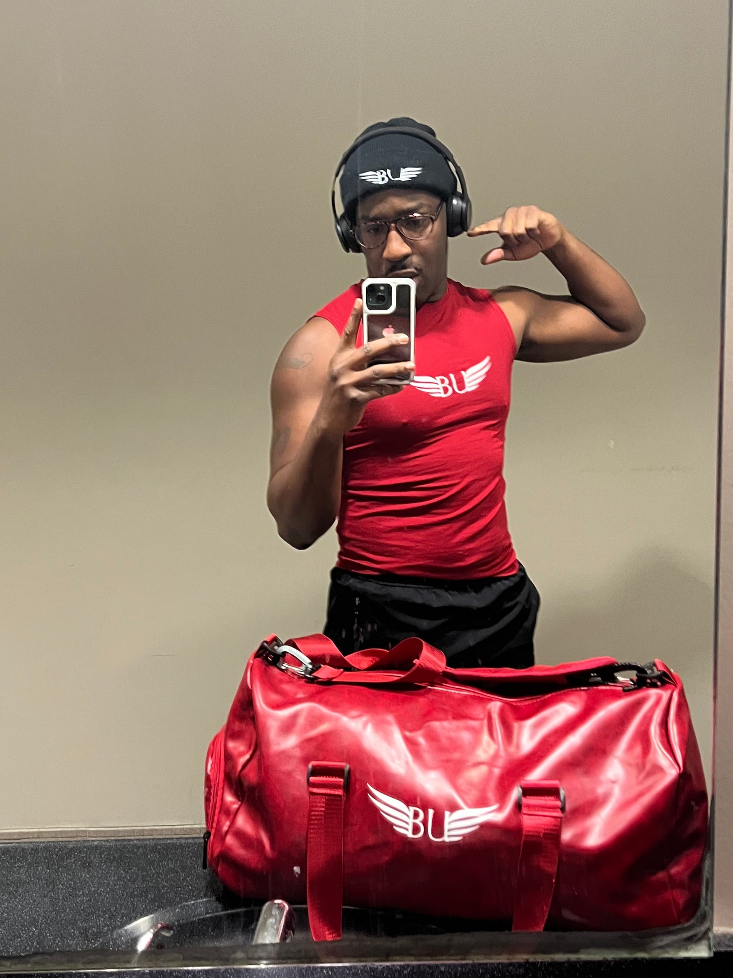 BU Gym muscle sleeveless shirt
