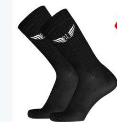 BU crew cut socks