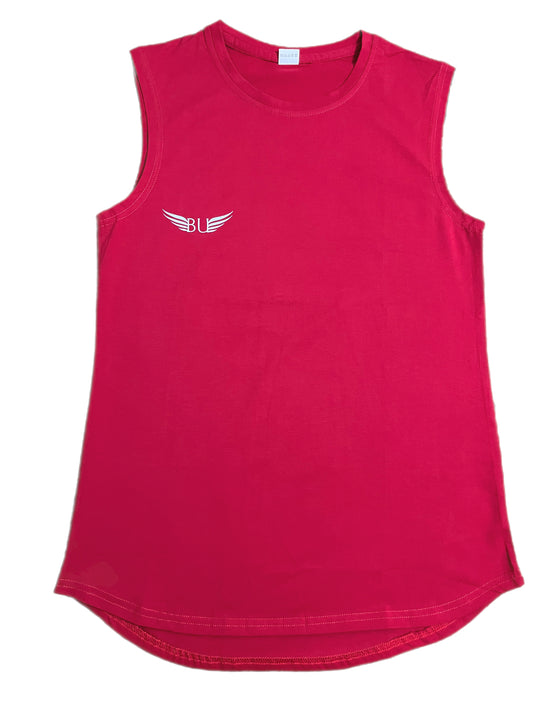 Fitted BU gym sleeveless shirt